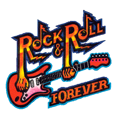 rock n roll sticker